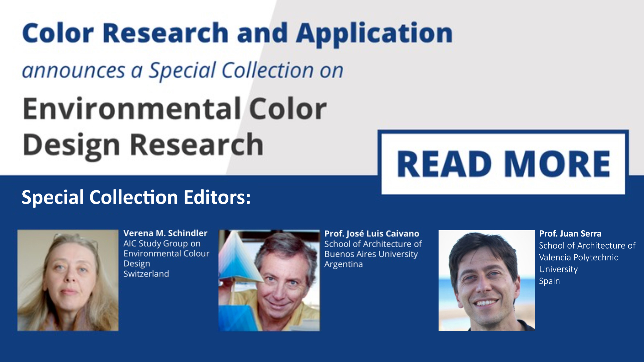 Color Research and Application Special Collection on Environmental Color Design Research